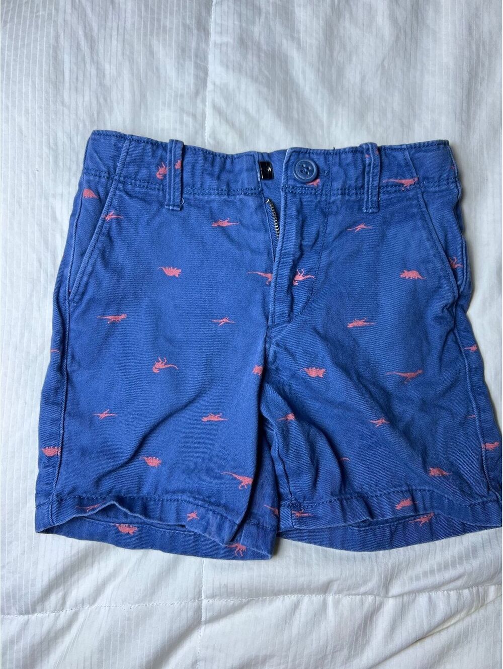 Gap boy shorts coral dinosaurs 2 years